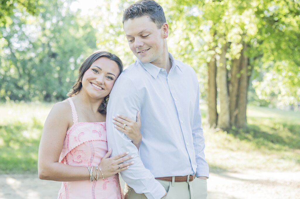 engagement photos in Madison, Mississippi