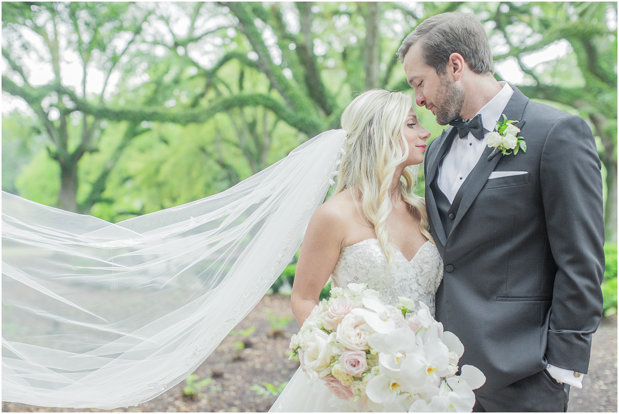 black tie wedding at The Reed House at Live Oaks
