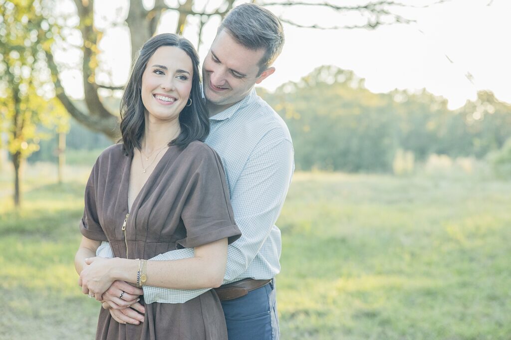 fall engagement photos in Jackson, Mississippi